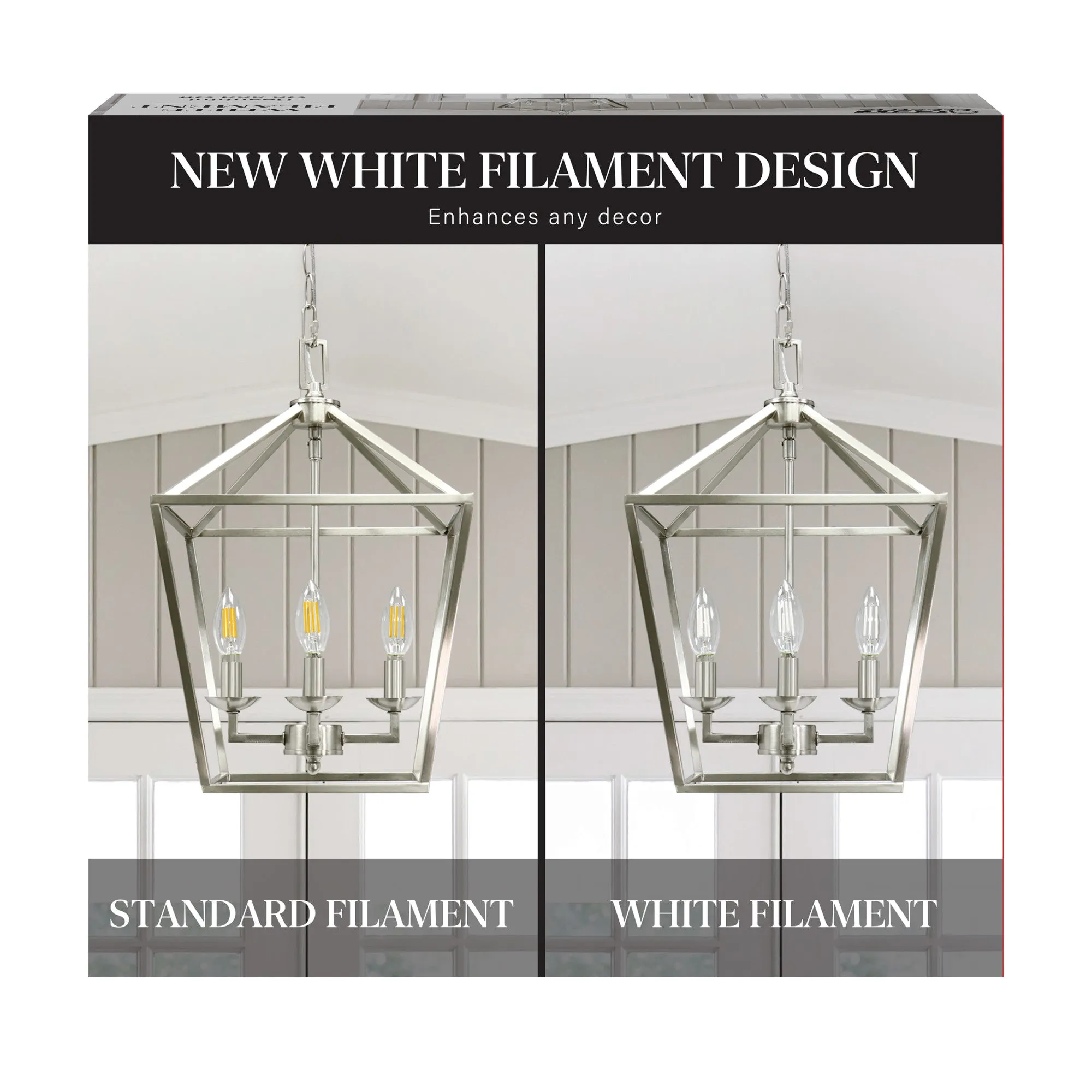 10W (100W Replacement) Soft White (2700K) B10 Shape (E12 Base) Torpedo White Filament Bulb (3-Pack)