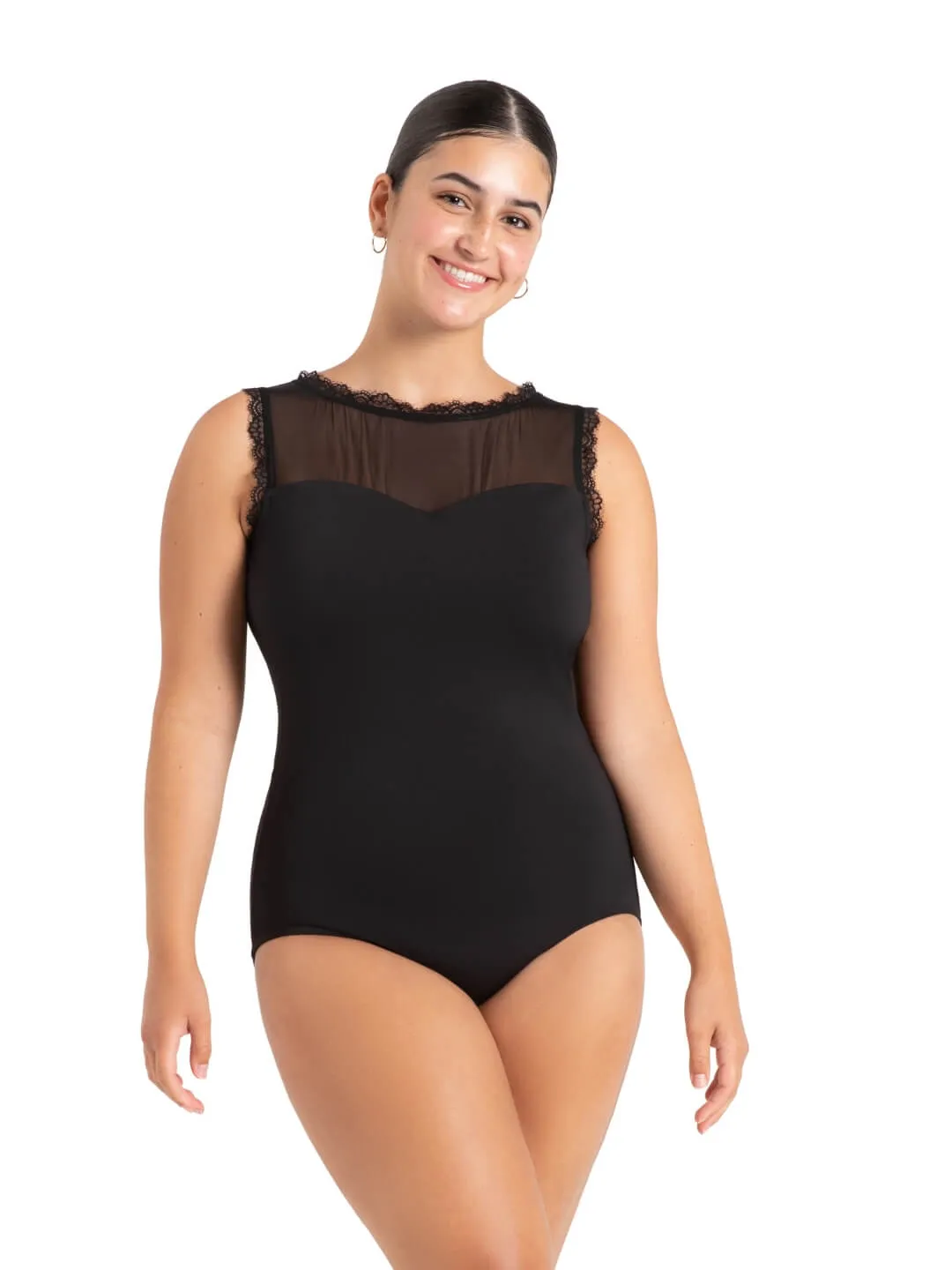 12097W Adult Saltwater High Neck Leotard