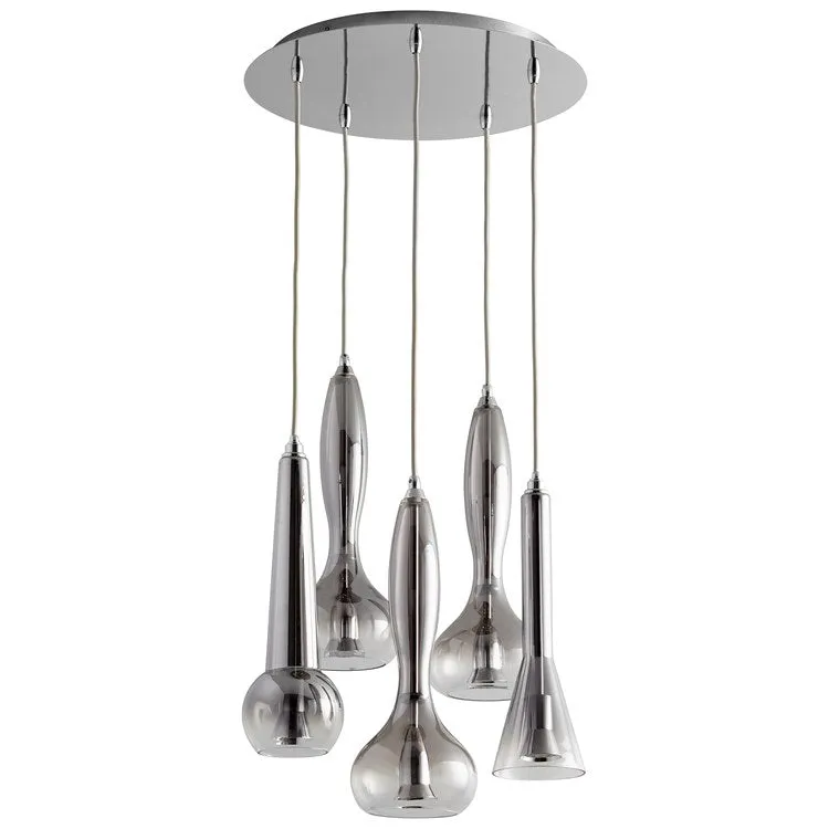 19" Pendant Canopy - Polished Chrome