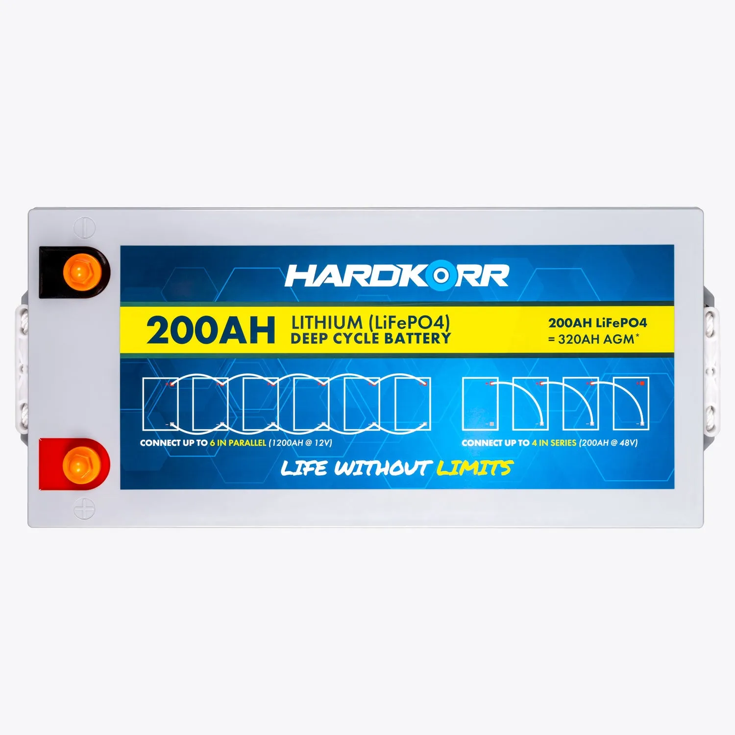 200Ah Lithium (LiFePO<sub>4</sub>) Deep Cycle Battery