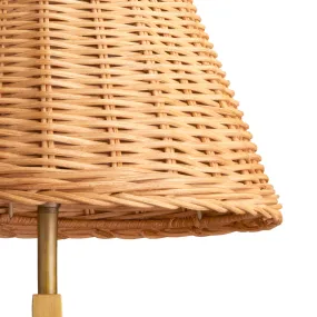 20cm empire shade in natural rattan