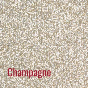 20" Champagne Siser Glitter Heat Transfer Vinyl (HTV)