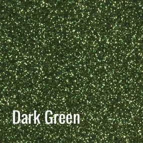 20" Dark Green Siser Glitter Heat Transfer Vinyl (HTV)