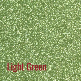 20" Light Green Siser Glitter Heat Transfer Vinyl (HTV)