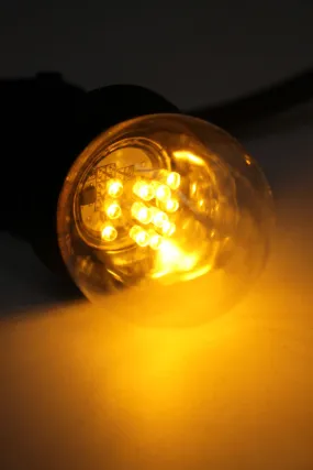 2W 24V AC/DC LED G45 Round 2200K Bulb Shatterproof