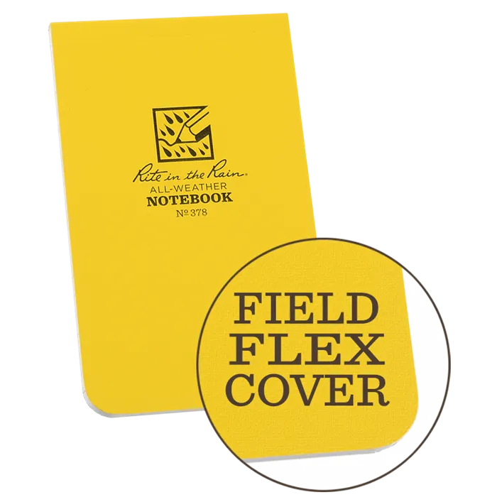 3.25" x 5.25" Field-Flex Top-Bound Memo Notebook