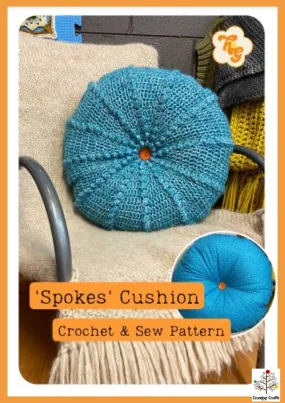 33984 Spokes Cushion (e-pattern)