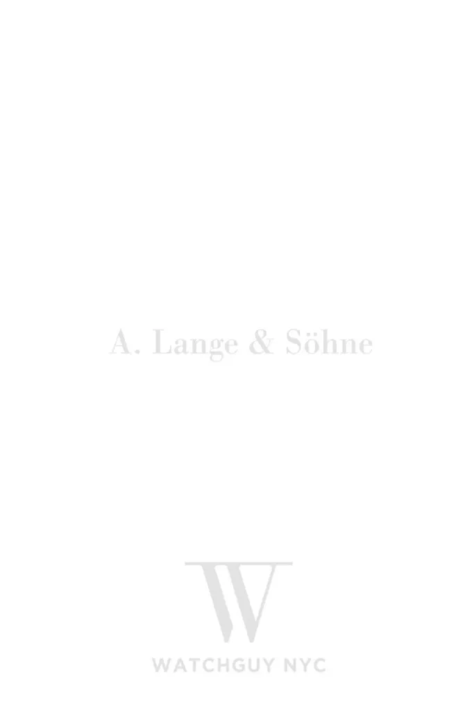 A. Lange & Sohne Grand Lange 1 Grand Lange 1 117.028 Watch