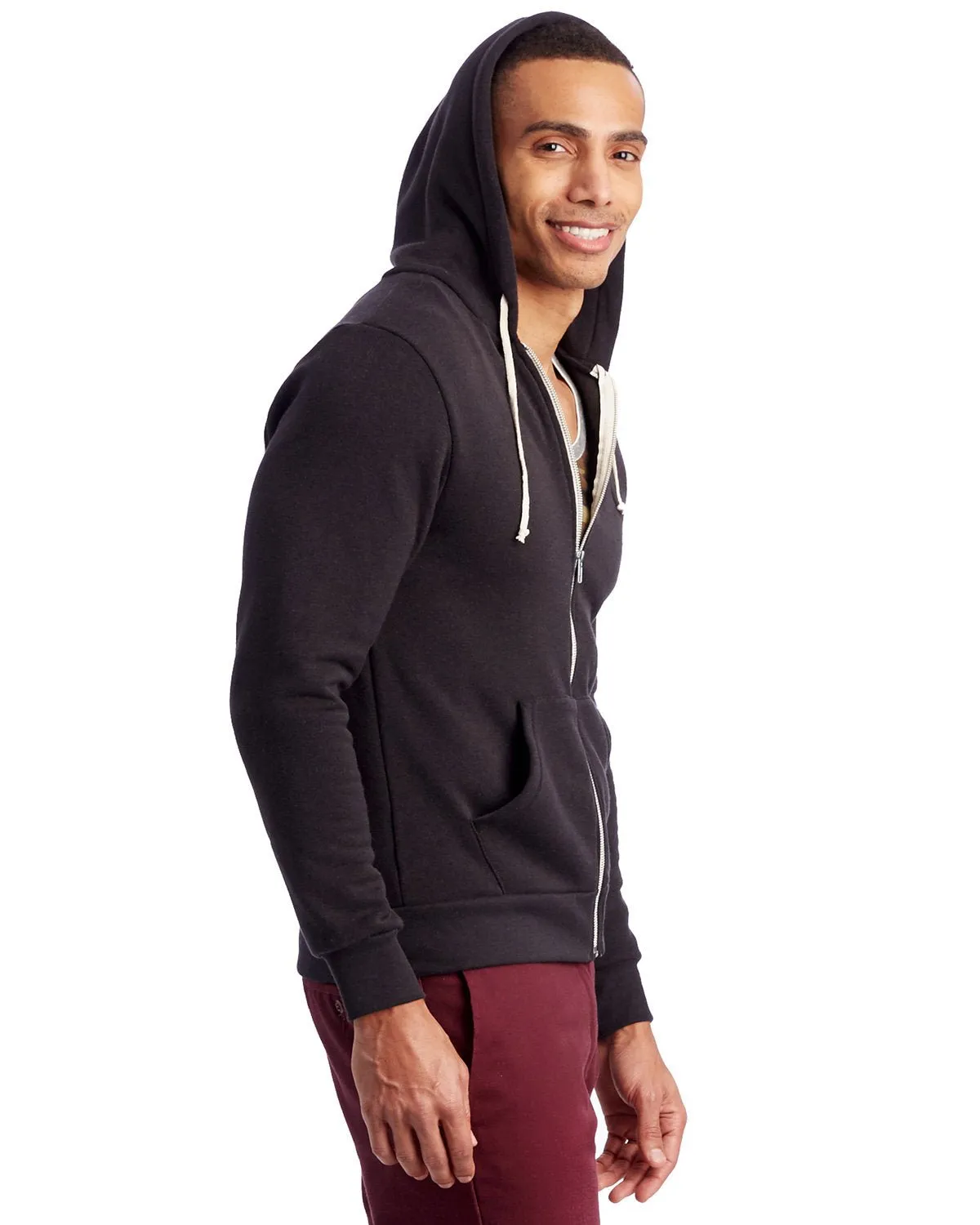 Alternative AA9590 Men's Rocky Eco-Fleece Zip Hoodie