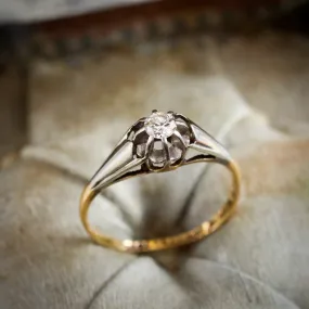 An Art Deco Original! Vintage Diamond Solitaire Engagement Ring