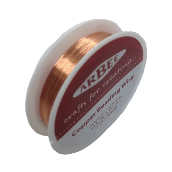 Arbee Copper Beading Wire, Copper- 48m