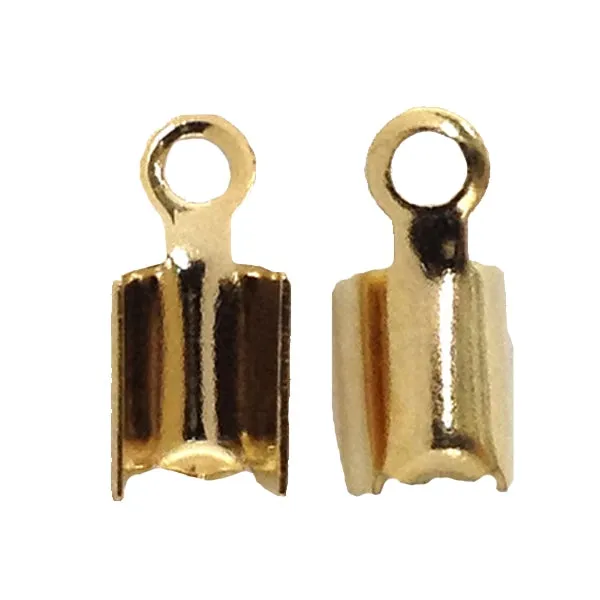 Arbee Crimps, 6mm Gold- 12pk