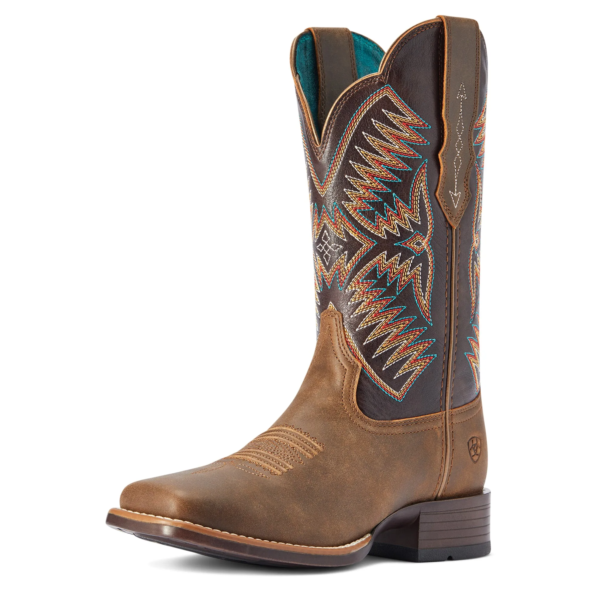 Ariat Ladies 10042386 Odessa StretchFit Western Boots in Fateful Brown