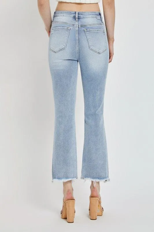 ARIK HIGH RISE CROP FLARE JEAN