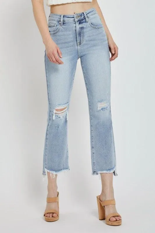 ARIK HIGH RISE CROP FLARE JEAN