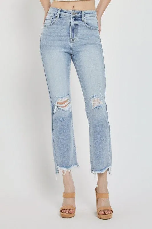 ARIK HIGH RISE CROP FLARE JEAN