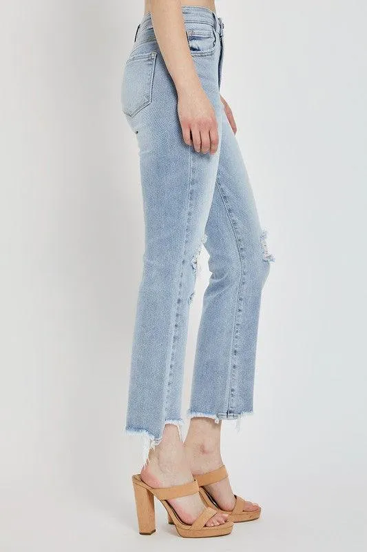 ARIK HIGH RISE CROP FLARE JEAN