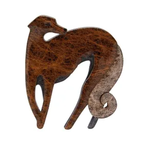 Autumnal Symphony Greyhound Brooch