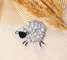 Bead Embroidery Decoration Curly sheep AD-236