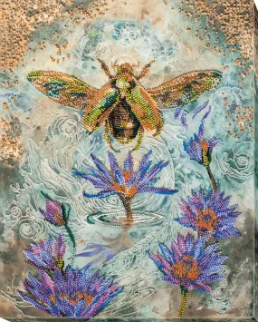 Bead Embroidery Kit - Golden beetle AB-724