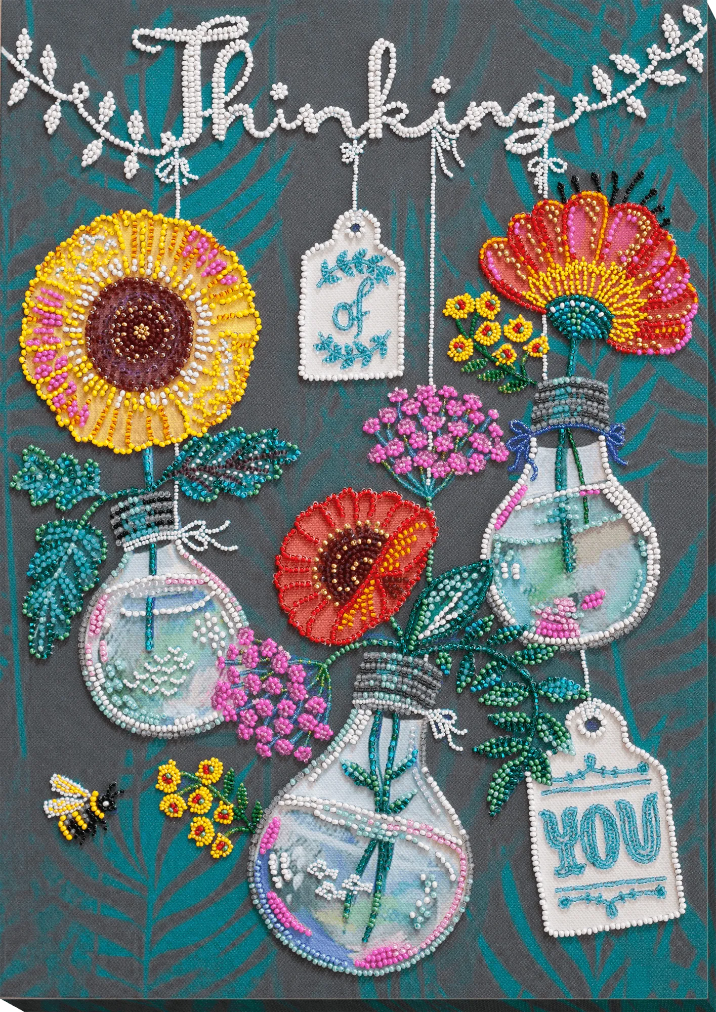 Bead Embroidery Kit - Thinking of you AB-816