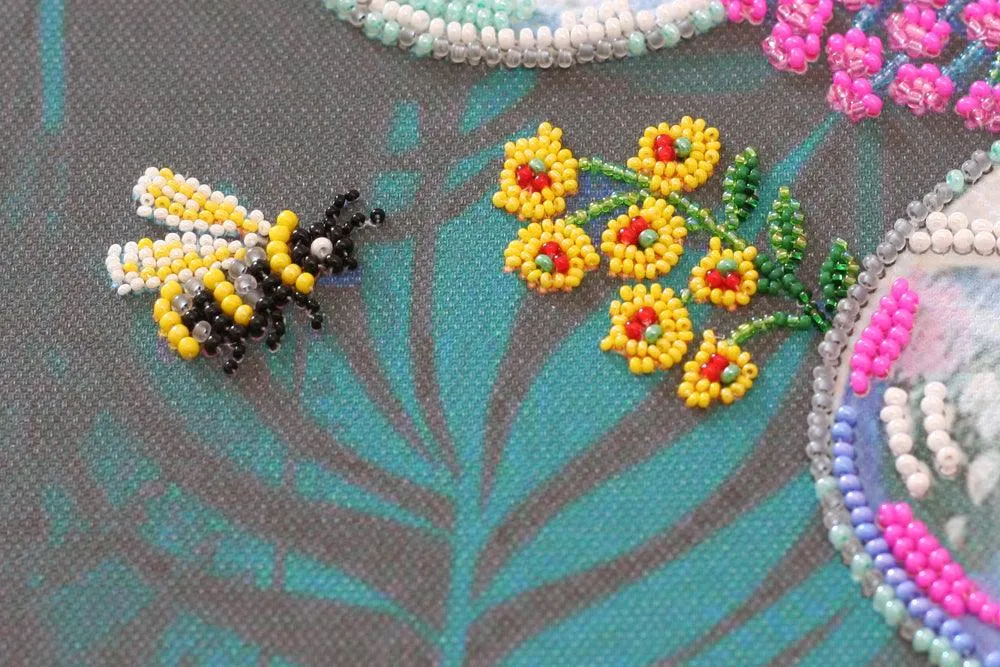 Bead Embroidery Kit - Thinking of you AB-816