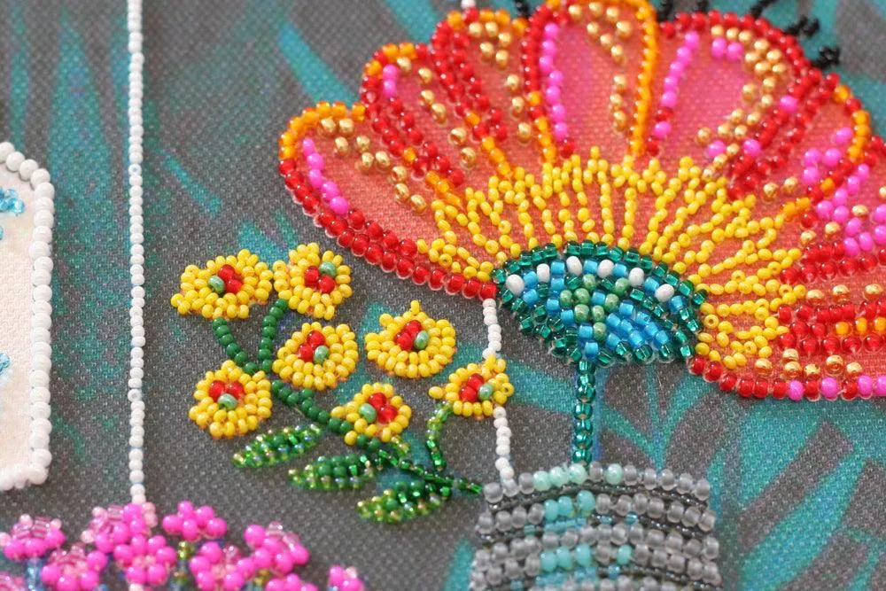 Bead Embroidery Kit - Thinking of you AB-816