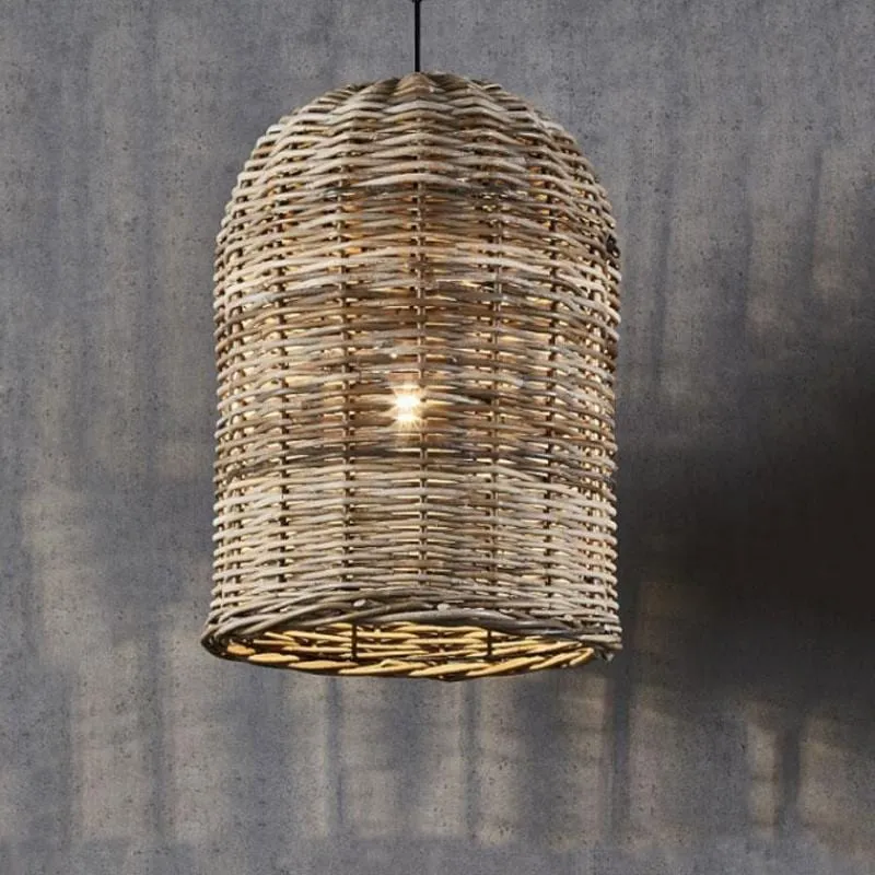 Bell Rattan Pendant Light | Assorted Sizes