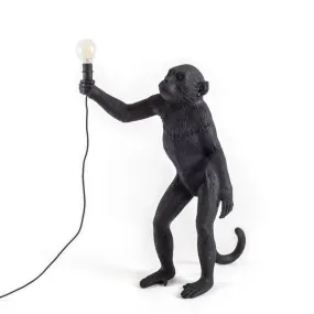 Black Monkey Standing Floor Lamp