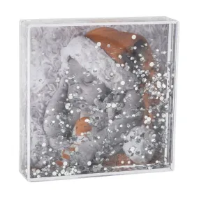 Blank Glitter Photo Block Frame Insert 102 x 102mm (4 x 4 inch) - Pack of 6