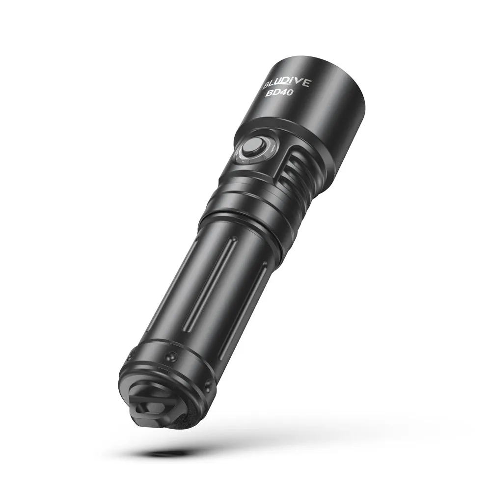 BLUDIVE BD40 1800LM 351M Dive Torch 150m Underwater with 21700 battery