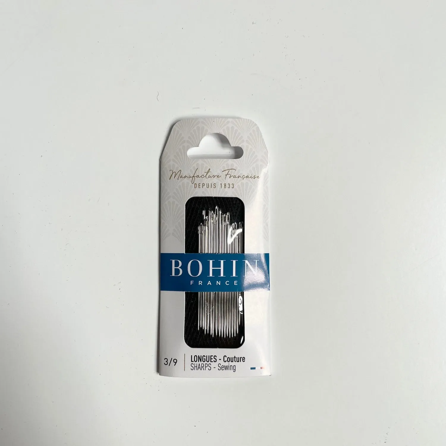 Bohin Sharps Hand Sewing Needles - Sizes 3/9