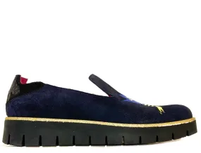 Boom - Navy slip on -Bee Crown shoe