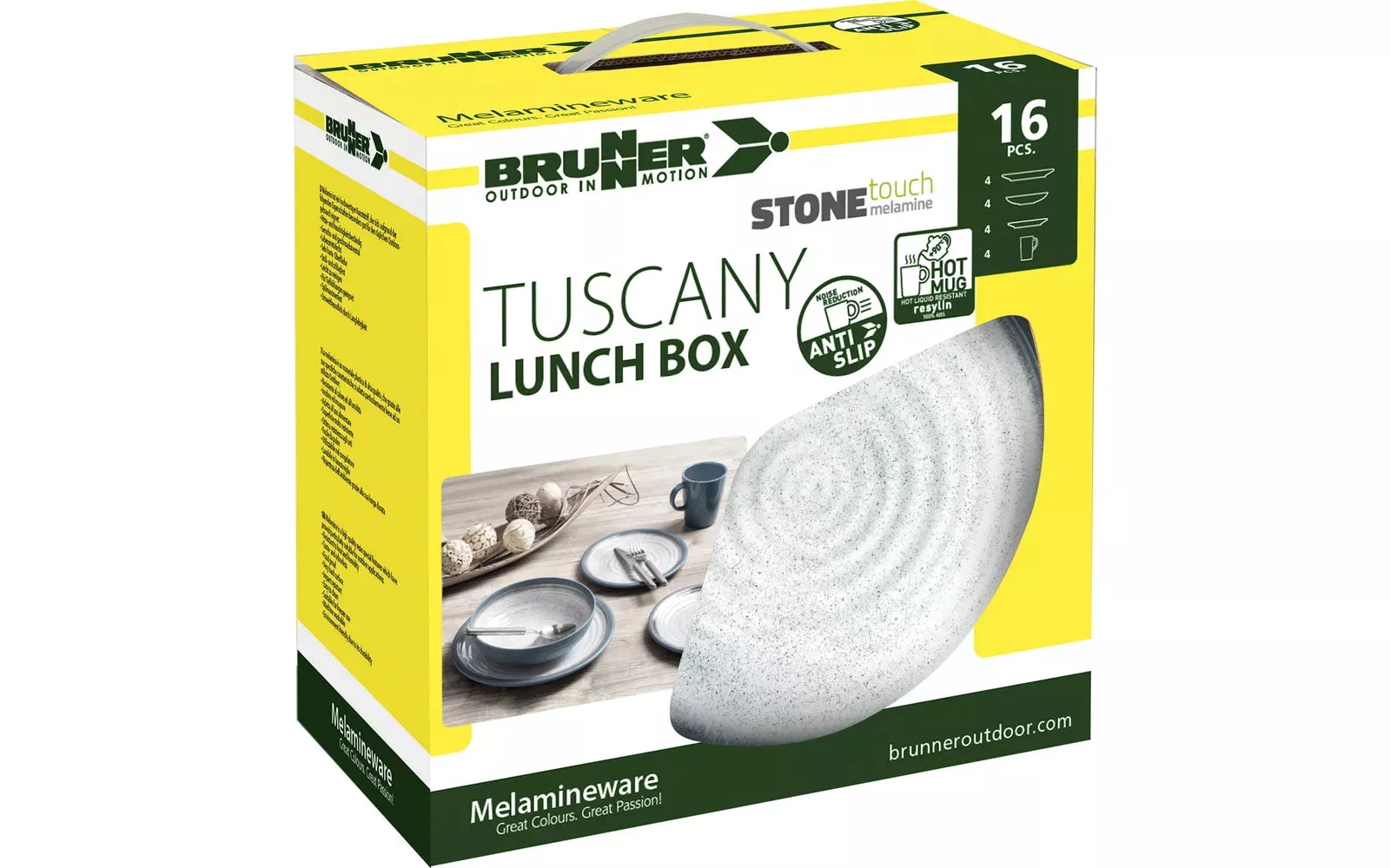 Brunner Tuscany 16 Piece Lunch Box Melamine Set