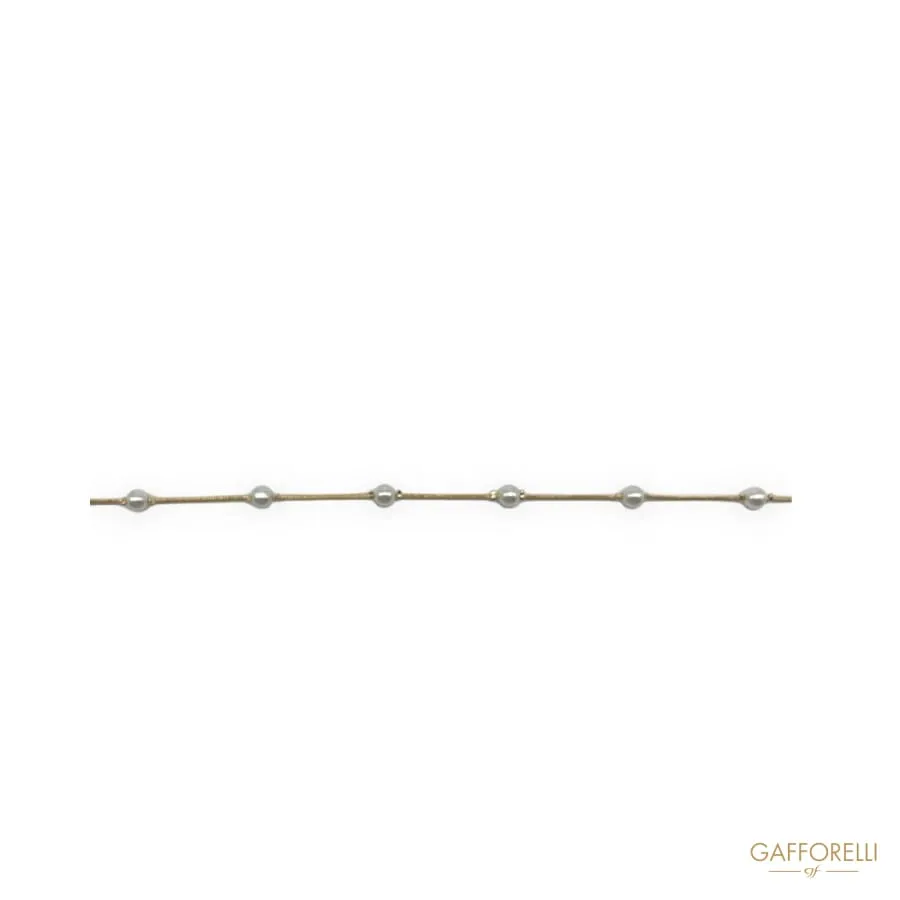 Chain with Pearls E241 - Gafforelli Srl