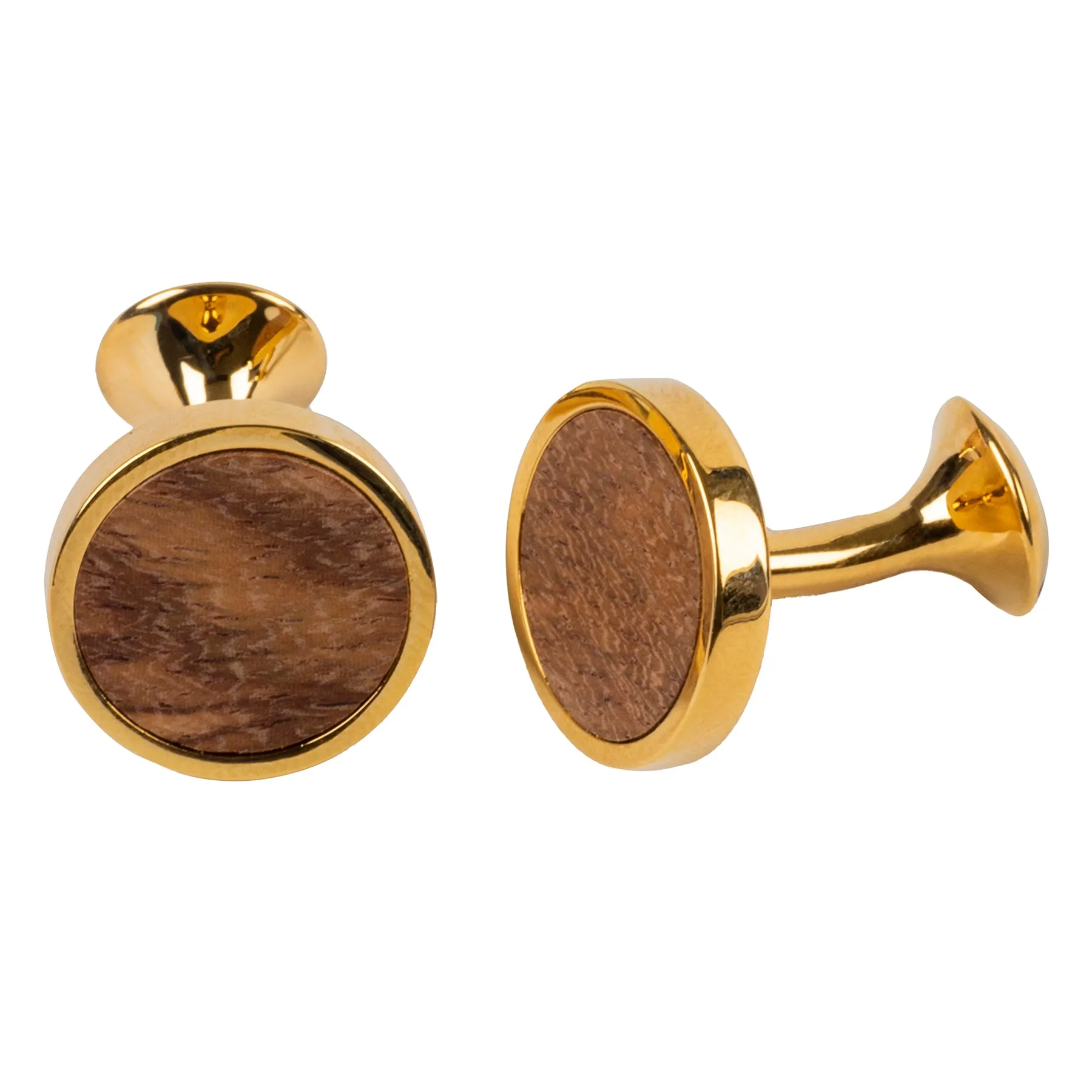 Chokore Gold and Wood Premium Range of Cufflinks