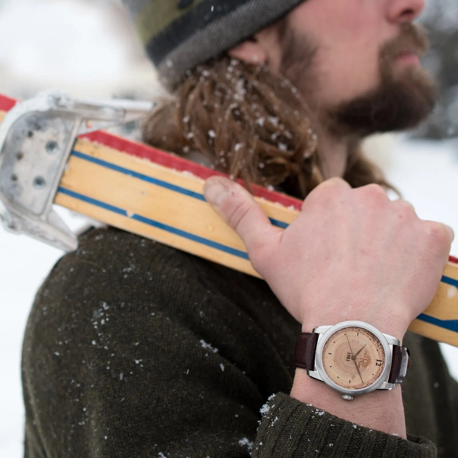 Custom Wood Tree Ring Watch