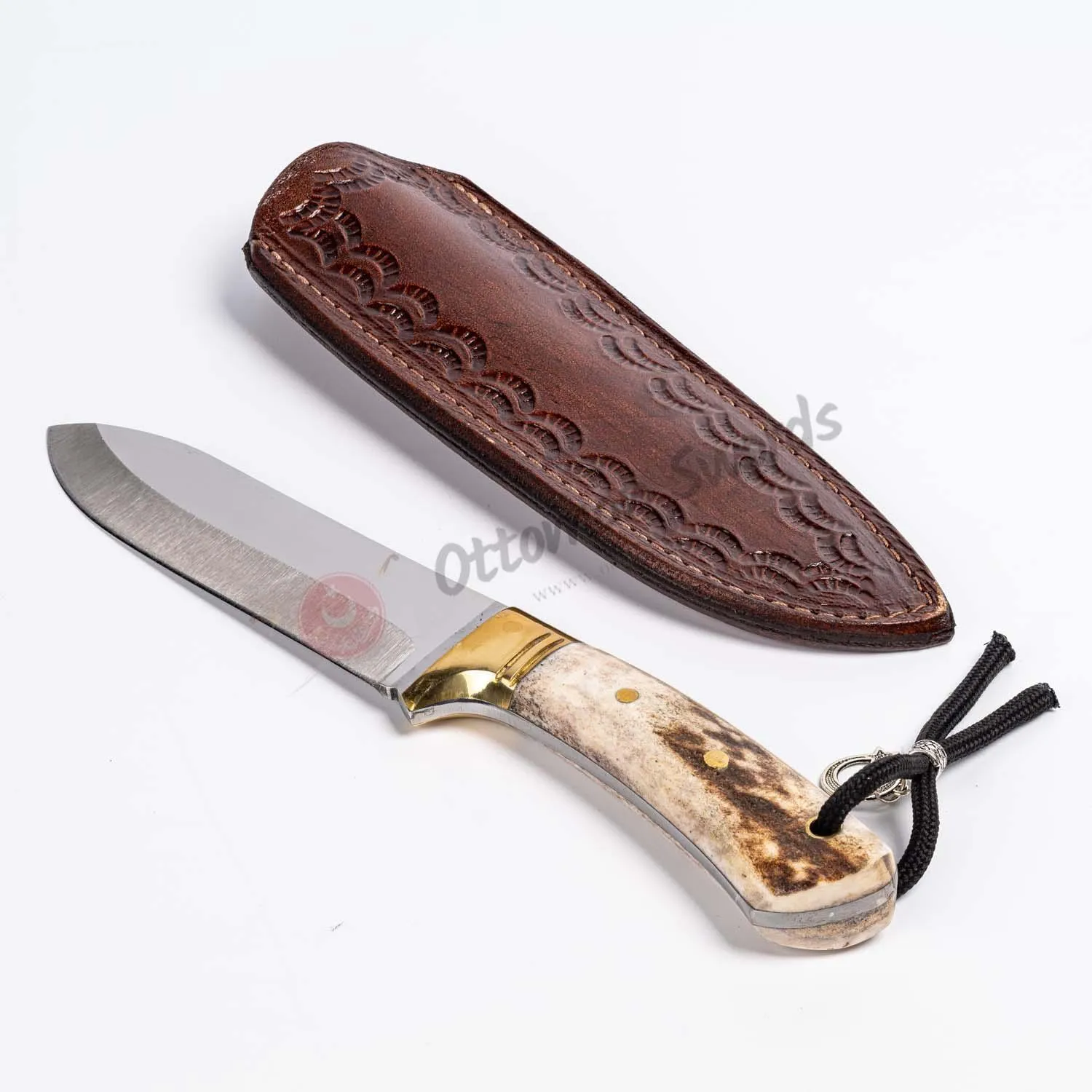 Deer Horn Handle Custom Knife