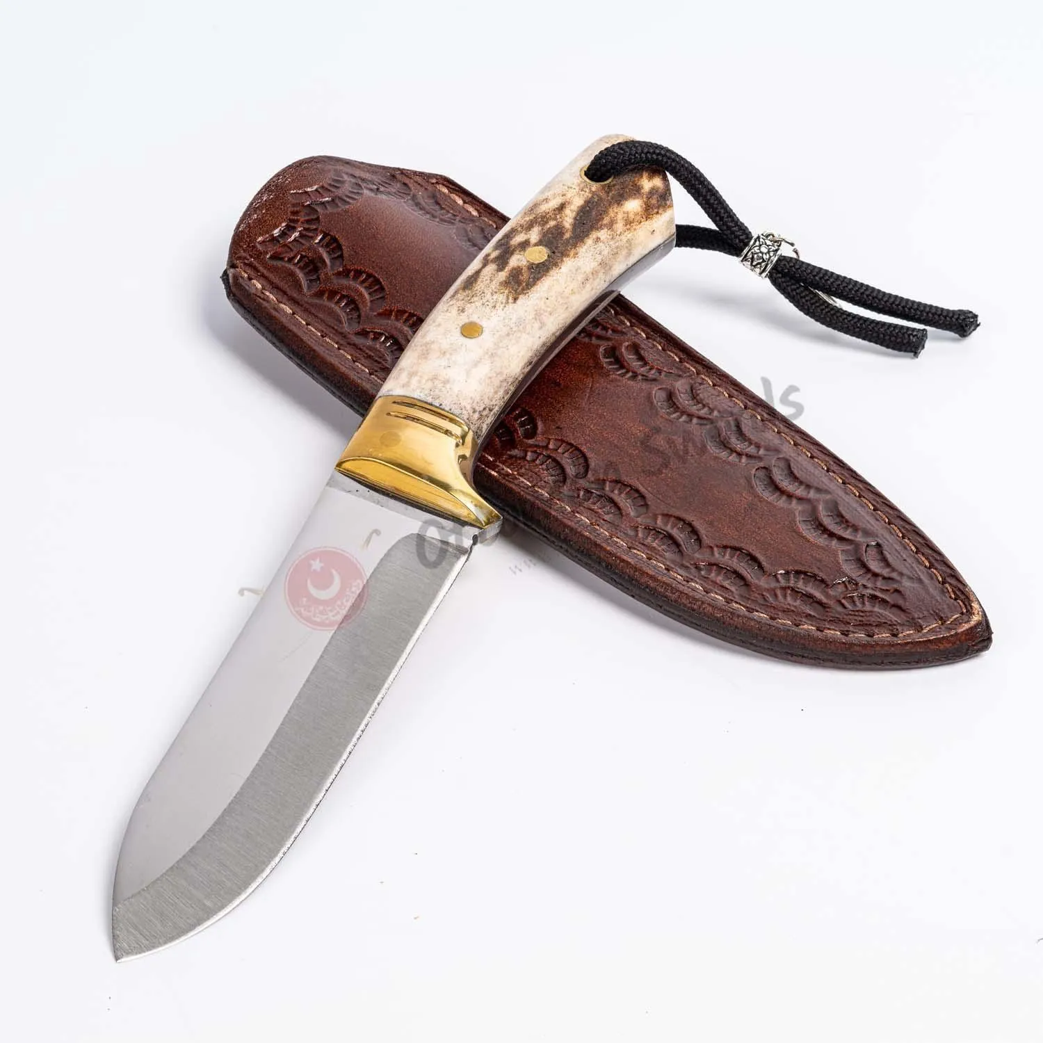 Deer Horn Handle Custom Knife