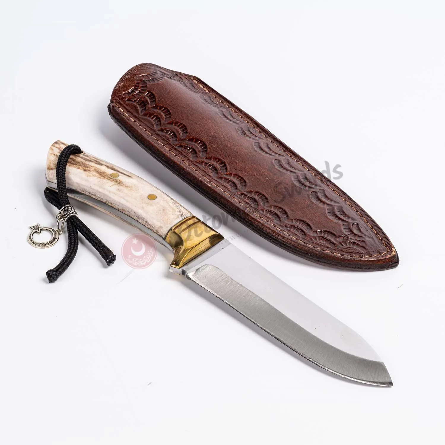 Deer Horn Handle Custom Knife