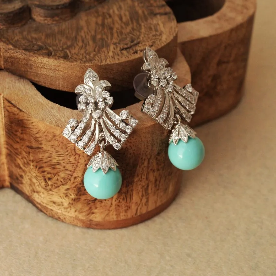 Earrings with Feroza