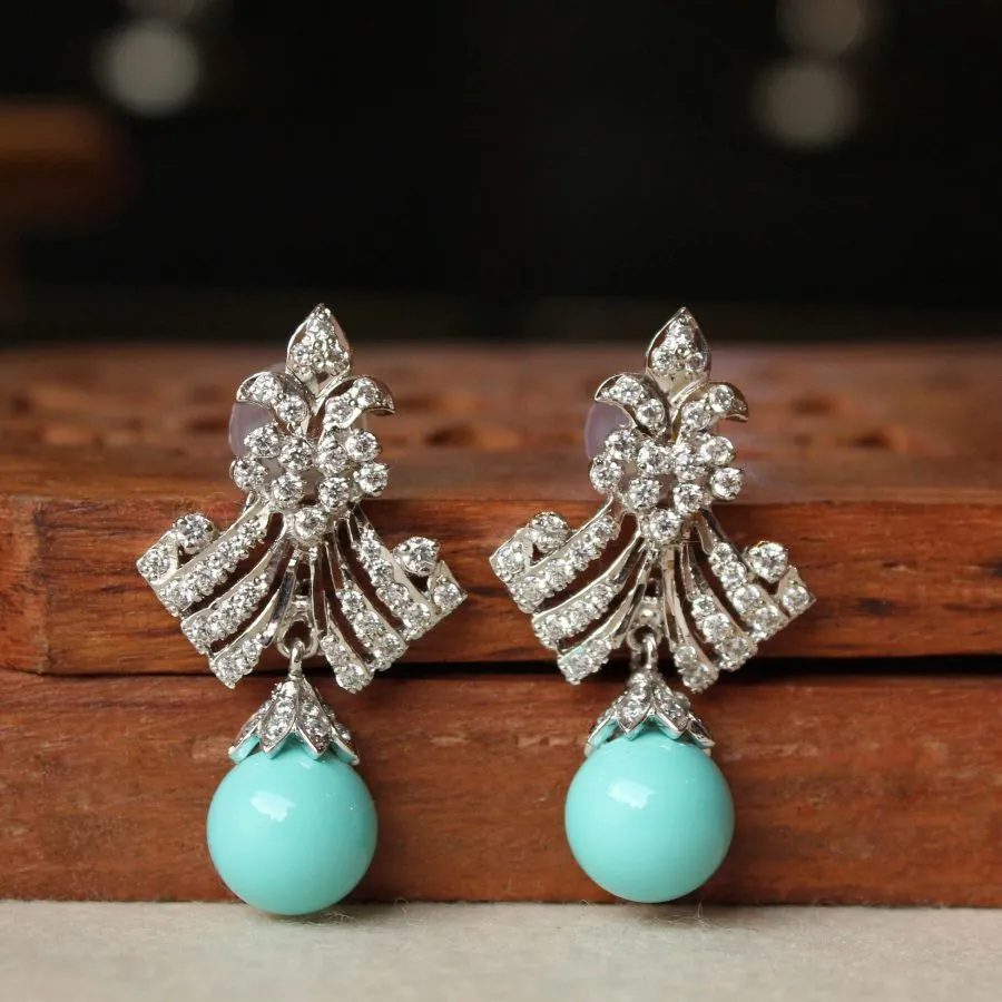 Earrings with Feroza