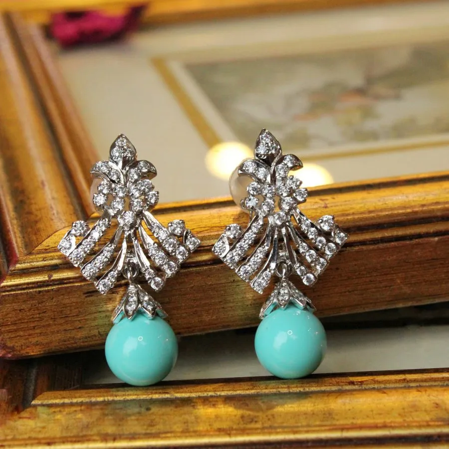 Earrings with Feroza