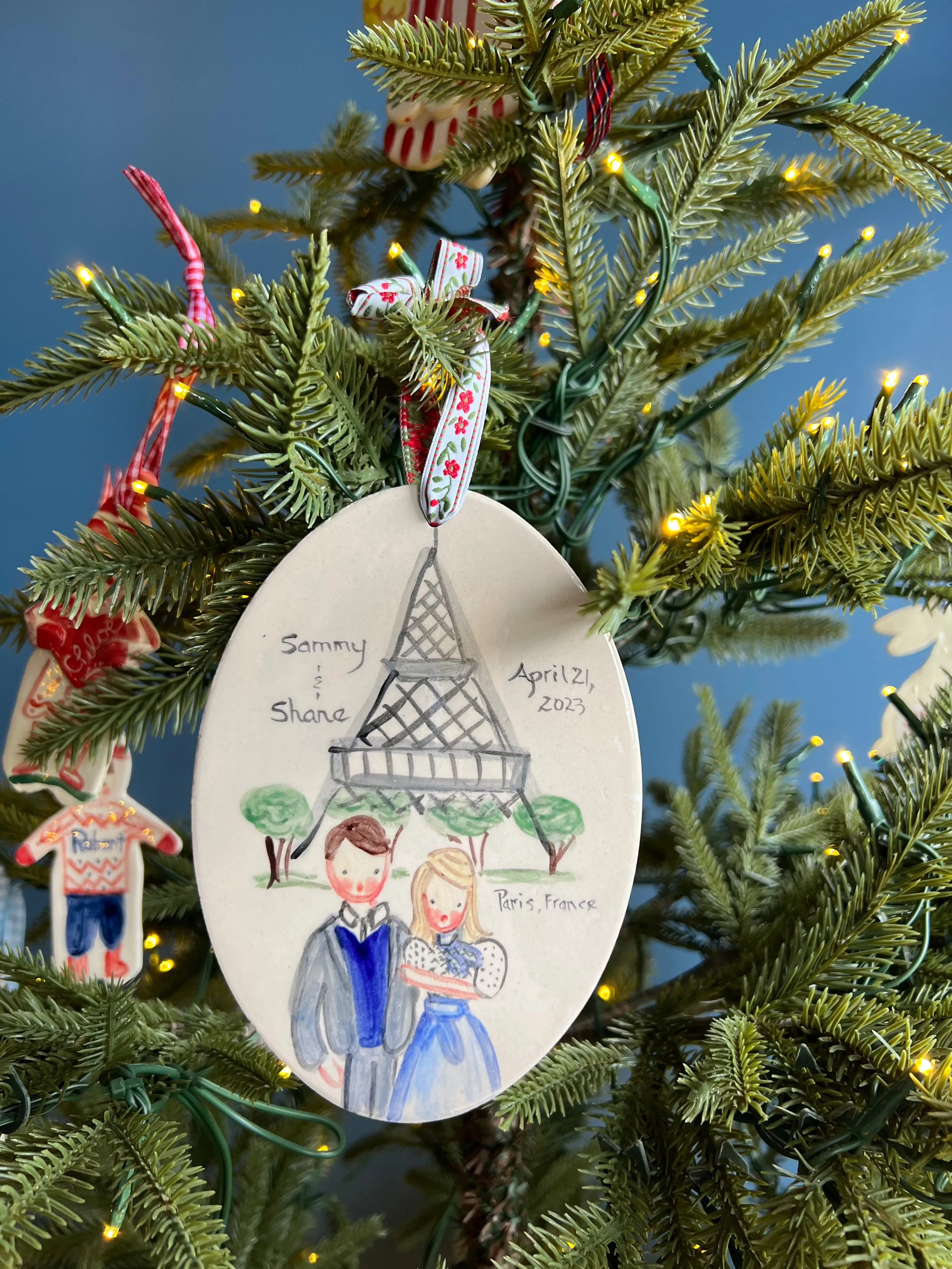 Engagement ornament - full color