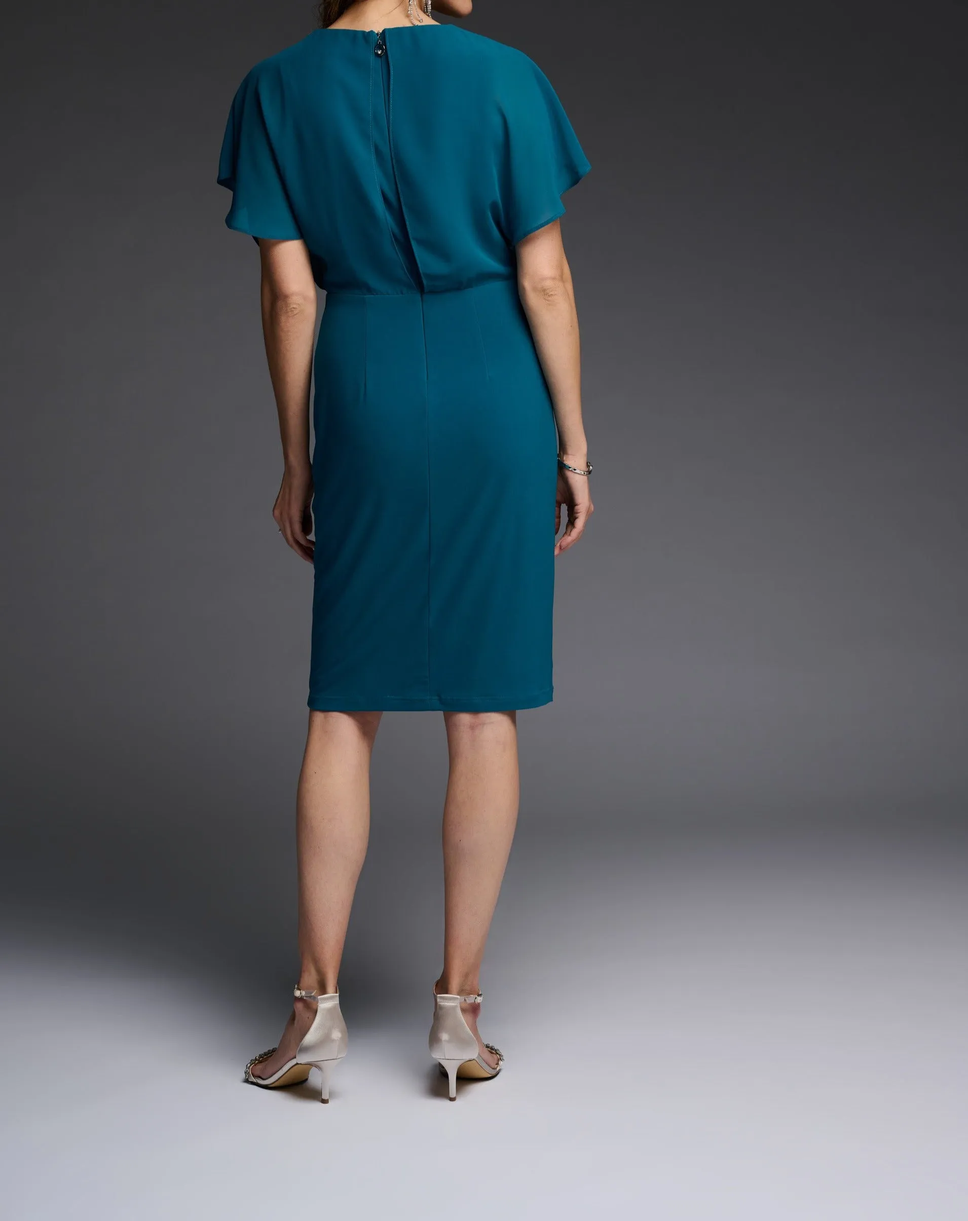 Flutter Cap Sleeve Dress