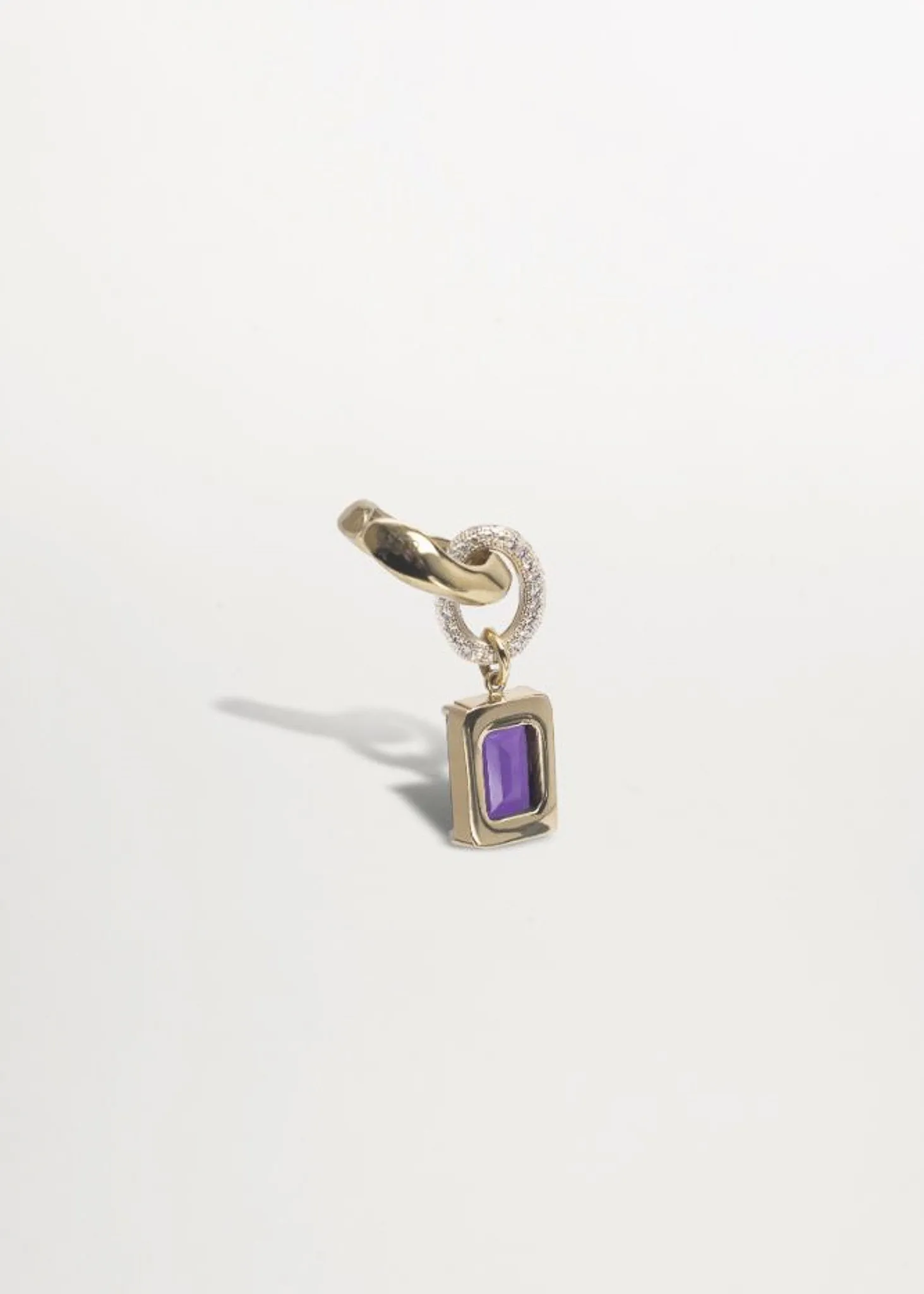 Folded Ear Cuff Maxi  | Amethyst