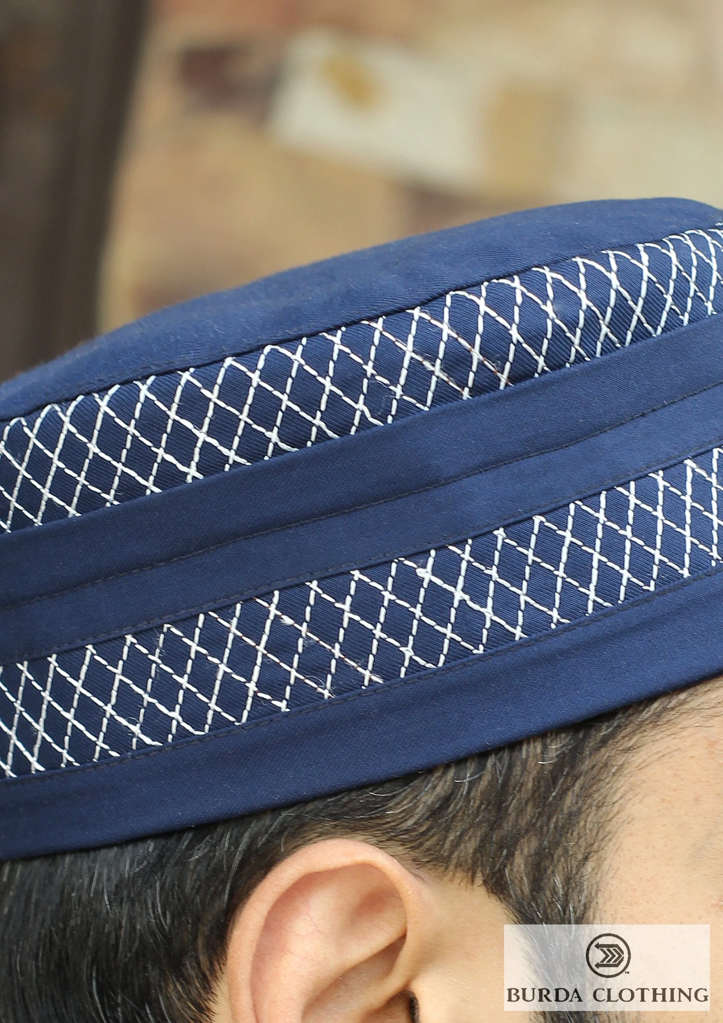 Folded Embroidery Kufi