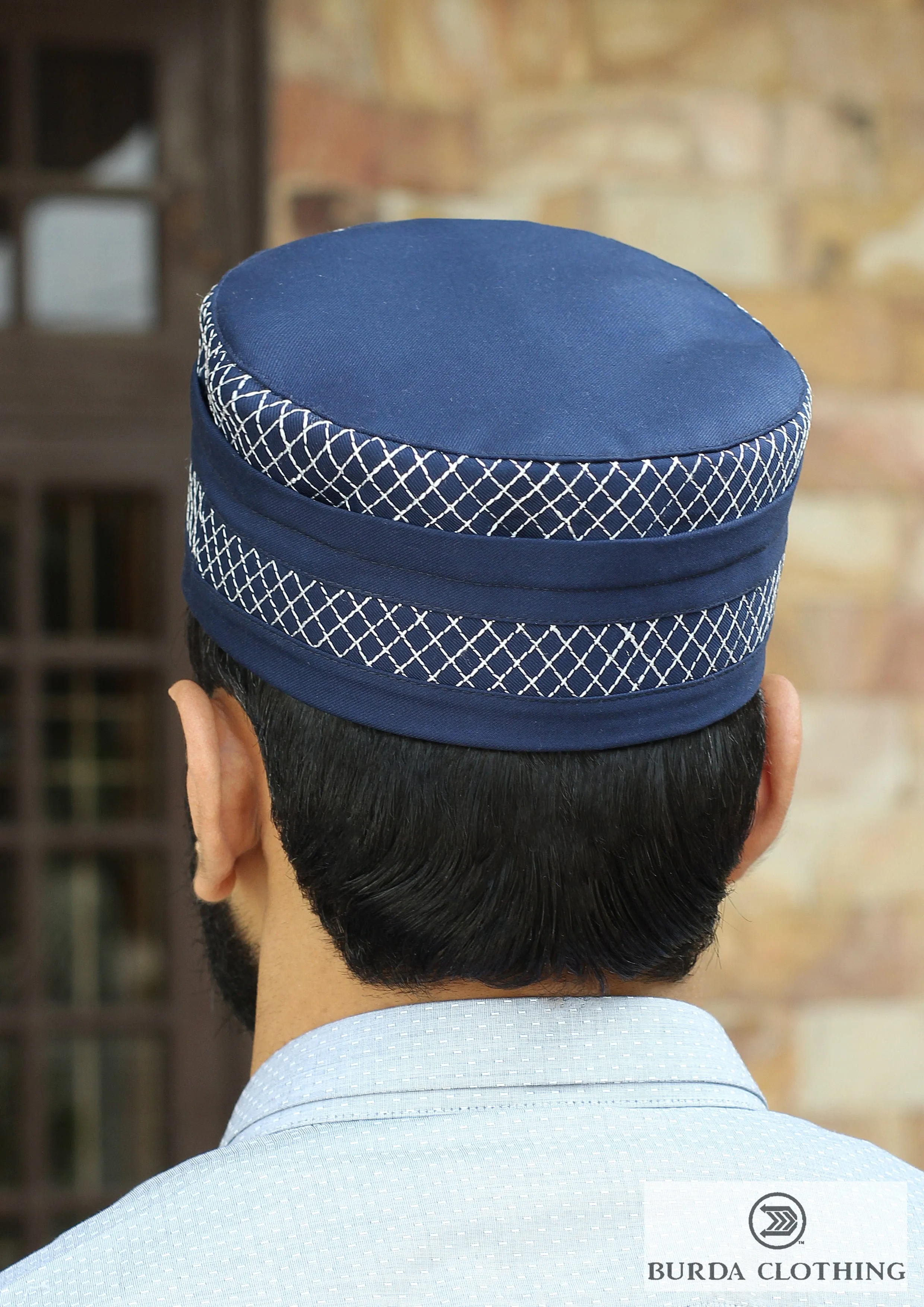 Folded Embroidery Kufi