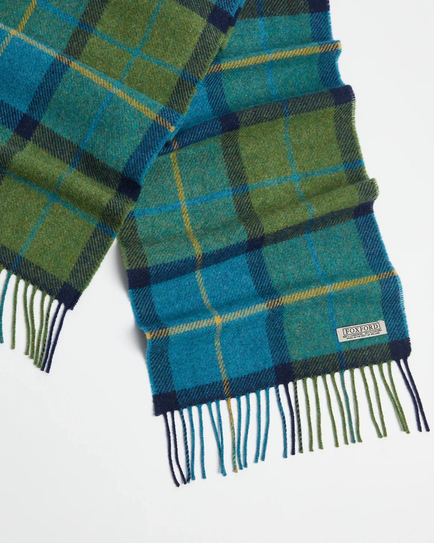 Foxford Shannon Check Lambswool Scarf