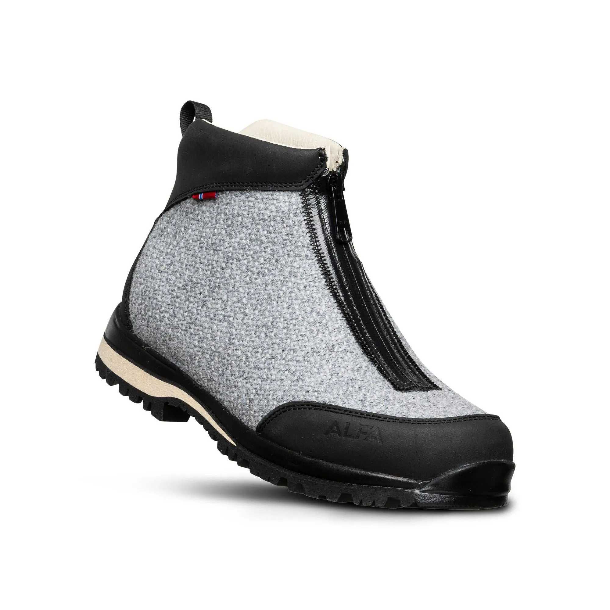 Grend W - Winter shoe with wool - GREY